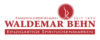 rot weißes Logo der Firma Waldemar Behn GmbH als Wort Bild Marke